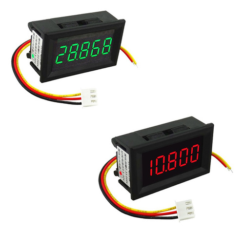 2x 5 Voltimeter Digital Led Voltage Indicator De