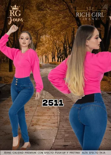 Pantalones Dama Rich Girl Mezclilla M-967
