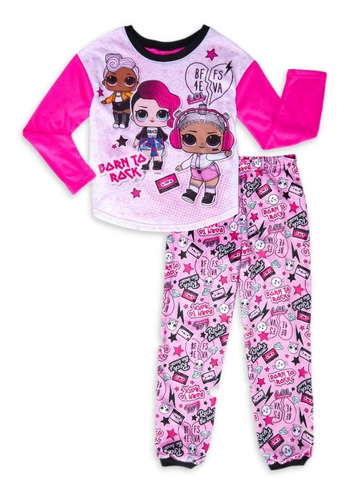 Pijama Lol Surprise Importados Usa Niñas Talla 6 8 Y 10