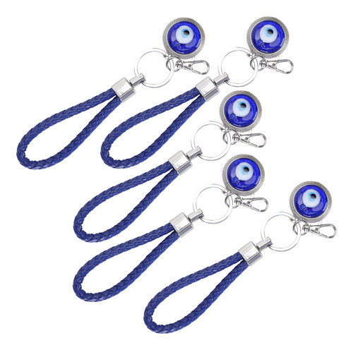 Llavero De Ojo Azul, 5 Piezas, Amuleto Turco De La Suerte
