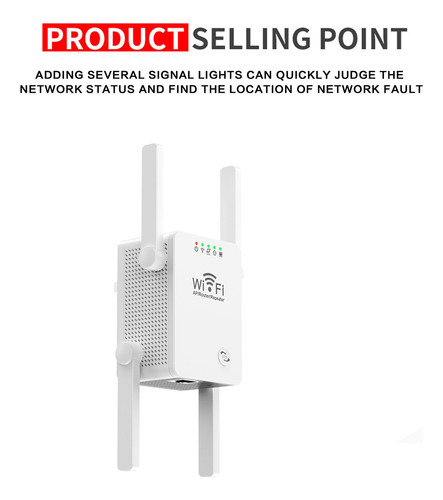 P Amplificador De Señal Wifi De 300 Mbps Internet Inalámbric