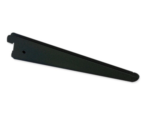 Mensula Doble Para Riel Super Reforzado Sc 47cm Negro