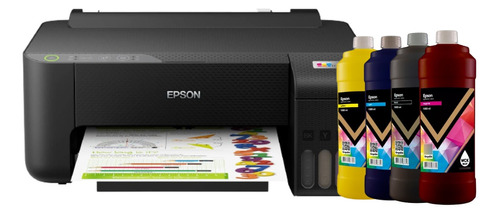 Impressora L1250 Ecotank Wifi + 12un Refis Tinta Pigmentada