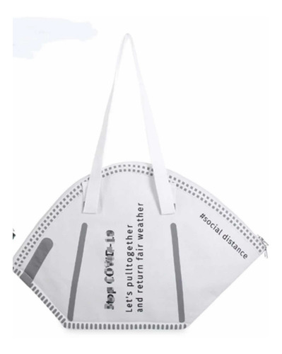 Imagen 1 de 7 de Bolsa De Mano Pequeña Tipo Cubrebocas Kn95