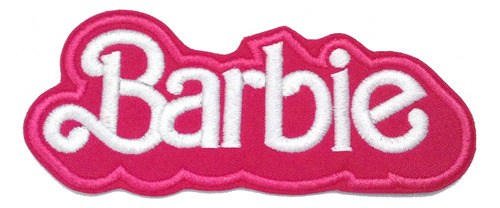 Barbie Logo, Parche Bordado Accesorio 13 X 5 Cm, 1 Pza