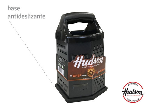 Imagen 2 de 7 de Rallador De Acero Inoxidable Hudson Hexagonal 6 Caras Mc