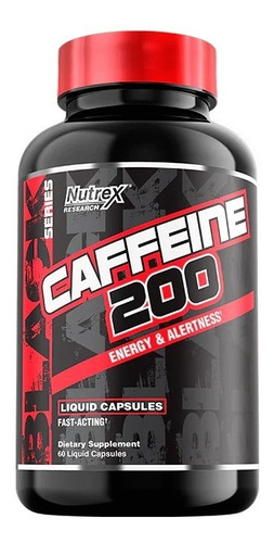 Caffeine 200mg 60cap Liquidas Nutrex Energizante Cafeina