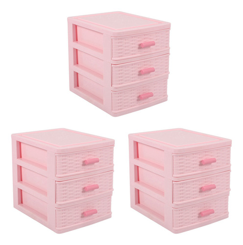 Caja De Almacenamiento De Joyas De 3 Compartimentos Diseñada