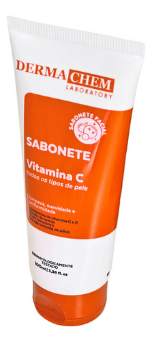 Kit 2 Sabonete Vitamina C Anti Idade Clareia Dermachem 100ml