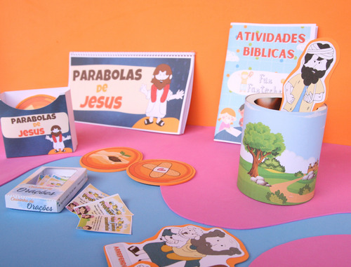 Kit De Recursos Visuais Bíblicos - Parábolas De Jesus
