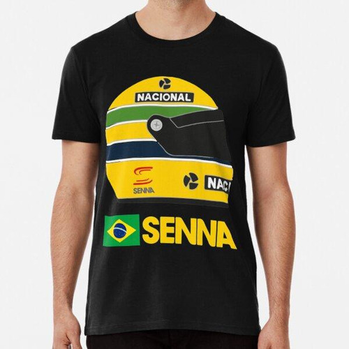 Remera Ayrton Senna Algodon Premium