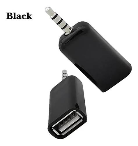 Adaptador De Audio De Usb-a Hembra A Aux 3,5mm Macho X2