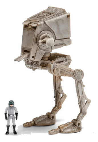 Star Wars Veiculo De Exploração At-st 9cm Com Figura De Ação
