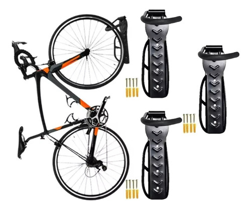 Pack X3 Porta Bicicleta Para Pared Gancho Colgador Bicicleta