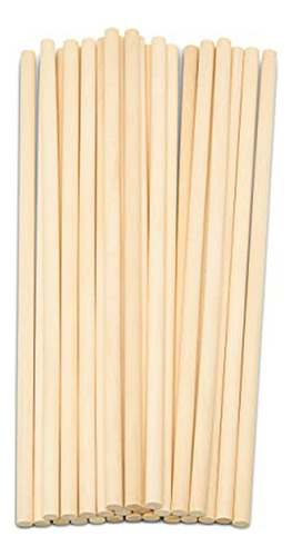 Varillas De Madera Para Manualidades - 100 Piezas De 1/4 X 1