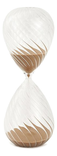 Ampulheta Decorativa 1 Hora Enfeitar Ou Cronometrar Trabalho Cor Terracota Areia 60 Minutos