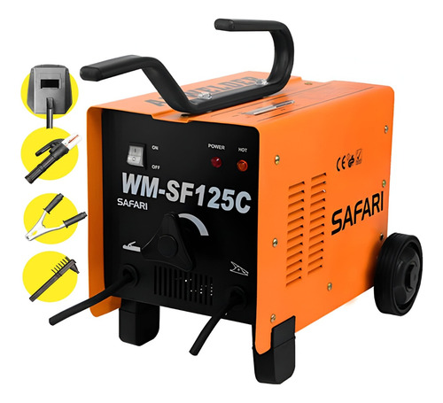 Maquina De Soldar 250a Con Ruedas Safari Wm-sf125c