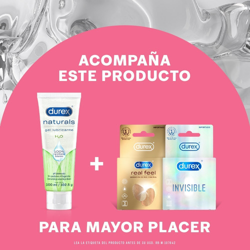 Imagen 5 de 6 de Gel Lubricante Durex Naturals - g a $418