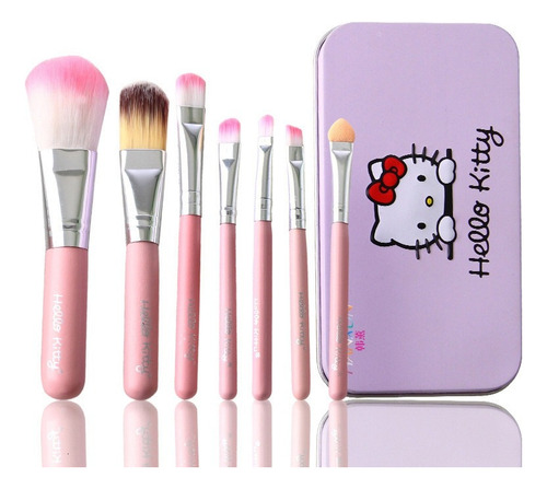 Set Brochas Hello Kitty Cajita Metal