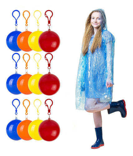 Impermeable Portatil Desechable Para Viajes Y Emergencias