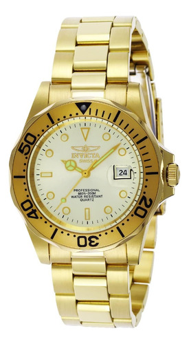Reloj Invicta 2155 Pro Diver Collection Dorado Para Hombre