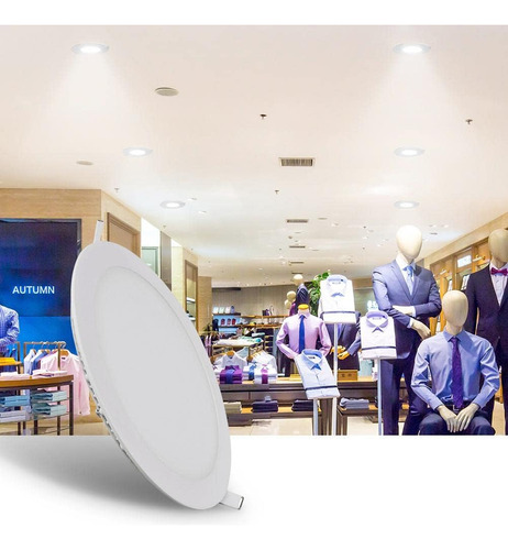 Lamparas Plafónes Paneles Led 18w Embutir Redondo Luz Calido Calida De 220v Artefactos Luminarias Luces Para Iluminacion Inteiores Cocina Techo Dormitorios Oficinas Comedor