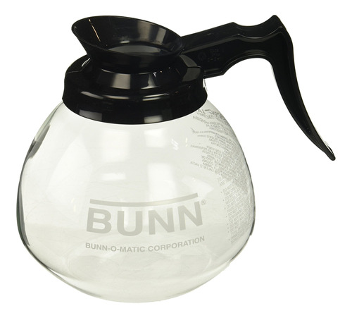 Bunn Jarra De Café De Vidrio De 12 Tazas, Negra