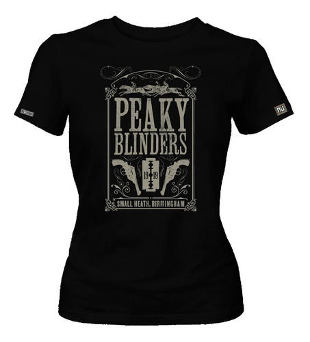 Camiseta Estampada Peaky Blinders Serie Poster Dbo