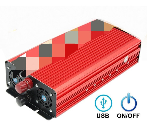 Imagen 1 de 2 de Convertidor Inversor 12v 220v 3000w Frigobar Taladro