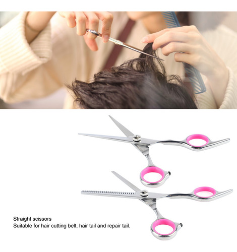 Juego De Tijeras Para Cortar Cabello Acero De Inoxidable