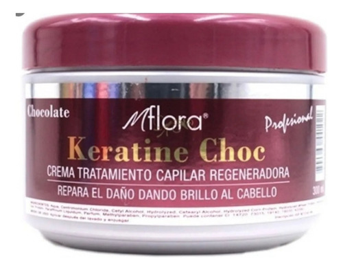 Flora® Crema Keratina Chocolate 300g