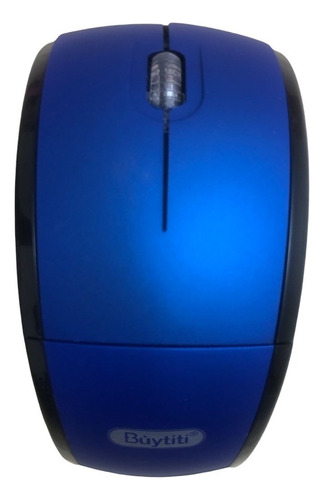 Mouse Optico Inalambrico Abatible 2.4 Hz Laptop Pc - T512 Color Azul