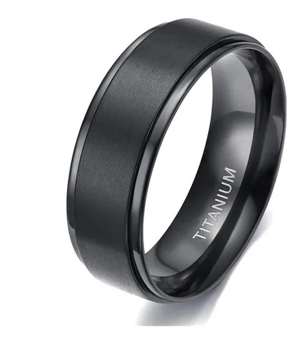 Anillo titanio online mujer