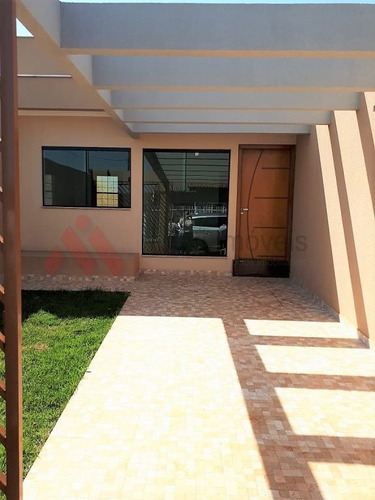 Imagem 1 de 15 de Casa Geminada Nova Com Três Dormitórios E Aceita Financiamento Na Zona Norte De Londrina - Mi341