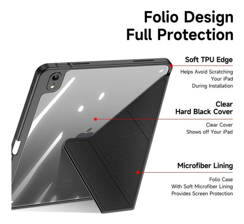 A Funda Dux Ducis Transparente Para iPad 10th 10.9 2022