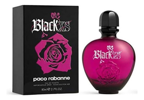 Perfume Black Xs Dama 80 Ml Original 