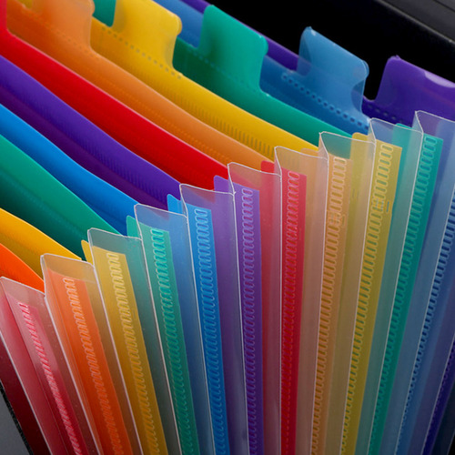 Carpeta De Archivos Accordian Con 24 Compartimentos, Tamaño
