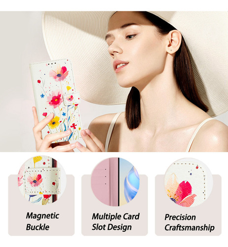 Funda De Piel A Prueba De Golpes Para Teléfono Inteligente Huawei P, Funda Tipo Cartera, Bolsa Ch0511