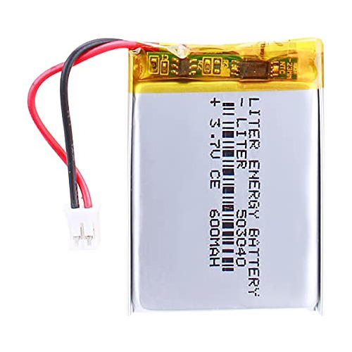 Batería De Litio Lipo De 3.7v Y 600mah 503040 Recargab...