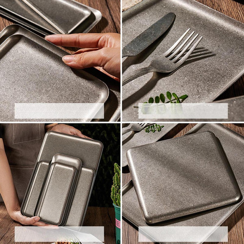 Bandeja Retangular Para Servir, Bandeja Para 20cm X 15,5cm