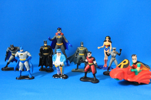 Lote Batman Figuras De Metal Dc (Usado)