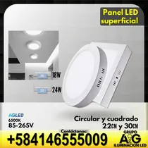 Comprar Panel Led Superficial Cuadrado 24w 6000k 85-265v 30cm