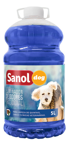 Eliminador De Odores 5 L Sanol Cachorro Gato Pet Animais 