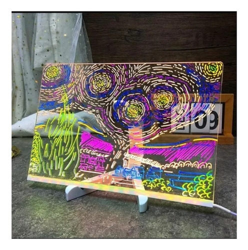 Pizarra De Borrado Usb Ins Style Con 7 Bolígrafos