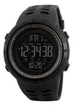 Comprar Reloj deportivo Burk 1251 luz digital alarma cronometro color de la malla negro color del bisel negro