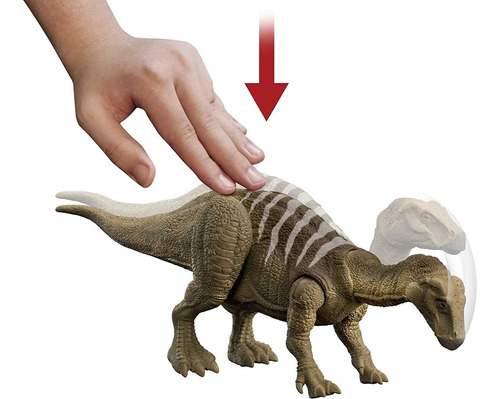 Imagen 2 de 5 de Jurassic World Iguanadon Ruge Y Ataca Mattel Con Sonidos