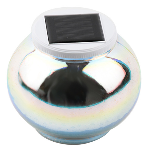 Lámpara Jar Para Exteriores, Solar, Decorativa, Luz Blanca