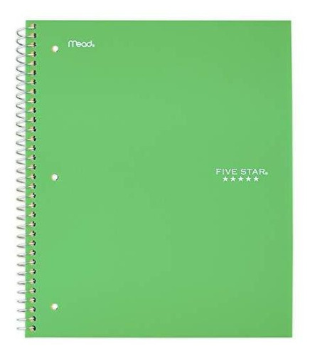 Cuaderno Espiralado Five Star, 3 Materias, Con Papel Rayado,