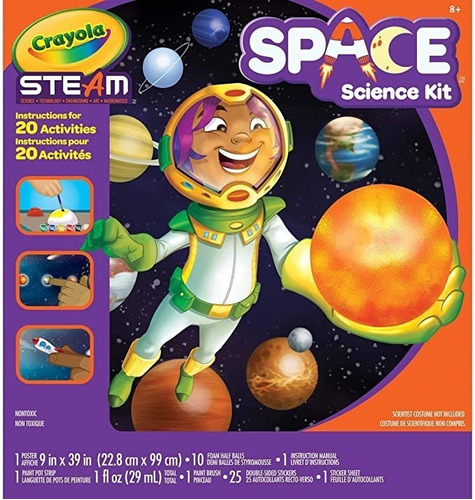 Crayola Kit De Ciencia Del Sistema Solar, Juguete Educativo.