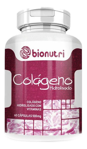 Colageno Hidrolisado 60 Caps 500 Mg - Bionutri